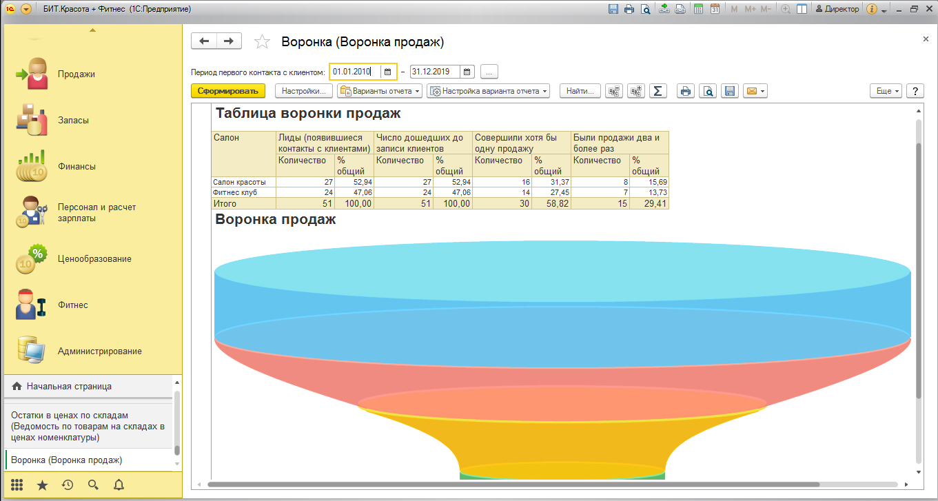 БИТ.Фитнес - программа учета для фитнес-клуба - купить в Первом Бите -  Новомосковск